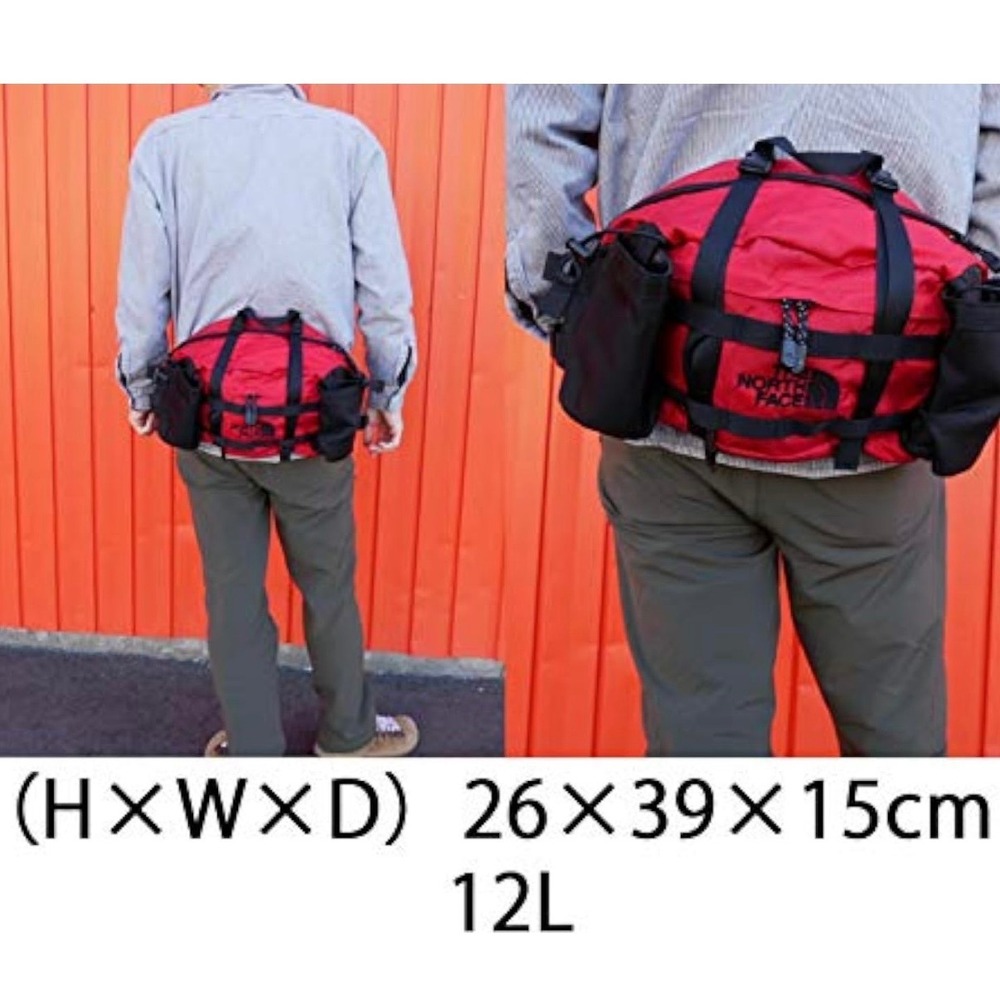 The North Face Mountain Biker Lumbar Pack Red Black Waist Bag 12L NM71864